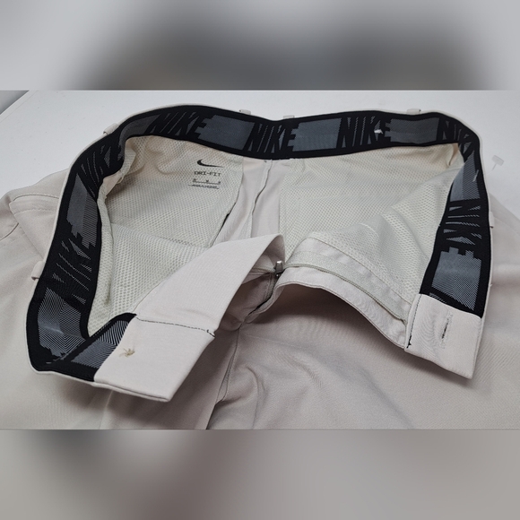NEW Nike Men's Golf Shorts Flex Dri-Fit Bone Size 30W Actual 31 x 10.5" Inseam - Picture 5 of 13